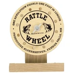 New! Productive Alternatives RR100 Wood & Bell Rattle Wheel Reel Ceiling Mount. Fixed Price $18.98.