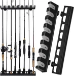 Vertical Horizontal Fishing Rod Rack Wall Mount Type Pole Holder Home 8. Fixed Price $17.99.