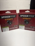 Spiderwire Stealth Braid Superline Fishing 50LB / 200 Yd (bundle Set Pcs). Fixed Price $22.90.