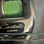 Shimano Castaic 100 Right-hand Baitcast Reel 5.0:1 Star Drag Gray/black. Fixed Price $75.00.