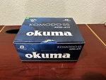 Okuma Komodo Ss With Twin Paddle Handle Low Profile Baitcast Reel KDS-471. Fixed Price $275.00.