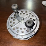 Vintage Pflueger Pakron No 3180 Fishing Reel Usa Metal Double Handle Trolling. Fixed Price $35.00.