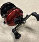 Abu Garcia Ambassadeur Fishing Reel Red 4500-AL Clean & Works Good. Fixed Price $60.00.