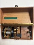 Abu Ambassadeur 5000 Deluxe Cdl Baitcaster Reel In Wood Presentation Box. Fixed Price $435.00.