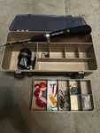 Maxtec 2995 Spincast 6 Collapsing Fishing Rod And Reel + Case Starter Set. Fixed Price $20.00.