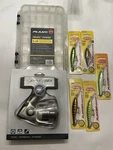 Pfleuger Trion SP35, Tackle Box, & Lures + Fast Free Shipping Guaranteed Nib. Fixed Price $99.95.