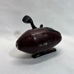 Vtg Zebco The Rock One 1, Fishing Reel Spinning Casting Maroon Rare. Fixed Price $24.99.