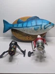 Lot Of 2 Spinning Fishing Reels Avocet Rz South Bend + Frankie The. Fixed Price $34.99.