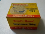 Vintage South Bend Norseman 110-G Fishing Reel Box Only Spincast. Fixed Price $25.00.