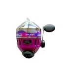 Zebco Splash Purple Spincast Reel 3.4:1 Gear Ratio Bb 10 Lb Test Line. Fixed Price $17.95.
