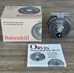 Clean Orvis Battenkill Disc 5/6 Wt Fly Reel W/new Rio Line (a). Fixed Price $179.00.