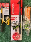 Fishing Lot: 3 New Telescoping Rod/reel Combos, 16 Sealed Lure Packs, Variety.. Fixed Price $135.89.