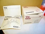 Shimano TX1000 Fishing Reel Paperwork & Box Only. Fixed Price $16.55.