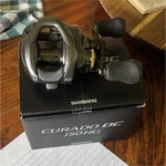 Shimano Curado Dc 150HG Right-hand Baitcast Reel 7.4:1 6+1 Gray W/ Box. Fixed Price $210.00.