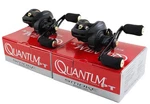 Lot Of Two Quantum Smoke SHD201HPT 7.3:1 Gear Ratio Left Hand Baitcast Reels. Fixed Price $209.00.