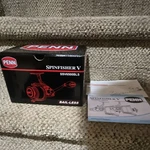 Penn Spinfisher SSV6500BLS Spinning Reel Box Only With Manual. Fixed Price $10.00.