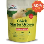 Manna Medicated Chick Starter Grower Feed High Protein Crumbles 5 Lb Bag. Fixed Price $10.19.