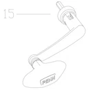 Penn Spinning Reel Part 15-WRTH5000 Handle Assembly Fit Wrath 6000. Fixed Price $19.90.