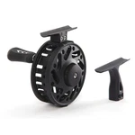 New Frabill Straight Line 101XLA Fishing Reel, Black. Fixed Price $38.99.