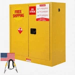 Cabinet For Hazardous Materials, Fire 30 Gallon Capacity Flammable Storage. Fixed Price $645.35.