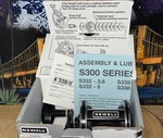 Newell S338-5 Conventional Saltwater Fishing W/reel Clamp Box . Nice !!. Fixed Price $275.00.