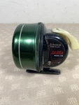 Vintage Johnson Sabra Model 130B Casting Fishing Reel Green. Fixed Price $19.99.
