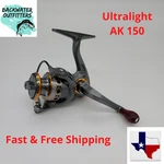 Ultralight Spinning Reel AK150 Metal Spool Gear Ratio 5.2:1 Trout, Bass, Perch. Fixed Price $20.97.