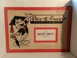 Posters! 1966 Walt Disney Bicycle Safety Study Prints & Easel/ Box: 22" 15". Fixed Price $132.00.