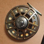 Aikelen ZF-102 Fly Reel Pre-spooled W/ Line Black/gold Unisex Adults. Fixed Price $200.00.