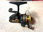 Vintage Penn Spinning Fishing Reel Made The U. S. A.. Fixed Price $135.00.