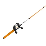 Zebco Roam Spincasting And Reel Combo, 6-FOOT 2-PIECE Rod, Orange Fishing. Fixed Price $50.35.