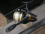 Penn 7500 Ss Skirted Spool Spinning Reel - Black/gold Anodized. Fixed Price $100.00.