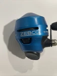 Zebco Blue Singshot Spincast Reel 202MSLSCBL. Fixed Price $14.99.