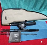 New Vintage Zebco Combo Package 202 Spincasting Reel, 4298 Rod, Bag. Portable. Fixed Price $39.99.