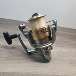 Shakespeare Synergy Supreme 4 Bearing System Spinning Reel Fishing W/line Euc. Fixed Price $20.57.