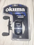 Okuma Stratus Baitcast REEL.....SVI-266LX-CL...LEFT Handed New In Box. Fixed Price $50.99.