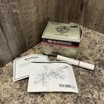 Vintage Shimano Tx 110Q Ultra Light Spinning Reel Box & Paperwork Only. Fixed Price $6.99.