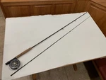Loomis Premier Pmr 1086F 9' #6 Line Fishing Rod W/medalist 1495 Reel W/case. Fixed Price $199.99.