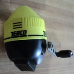 Vintage Zebco ZX22 Spincast Fishing Reel - Tested & Working Yellow. Fixed Price $19.95.