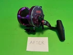 Custom Newell 631-3 Fishing Reel Tiburon Frame Purple Sideplates T-bar. Fixed Price $799.95.