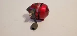 Zebco Slingshot Red Fishing Reel /ultra Smooth Wide Range Drag - Working. Fixed Price $19.35.