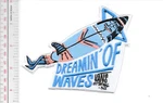 Retro Surfing Van's Dreaming Off The Wall Since 1966 No Tariff. Fixed Price $9.99.
