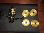 Penn 6500SS Spinning Reel With 4 Extra Spare Spools.. Fixed Price $180.00.