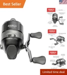 Versatile Omega Pro Spincast Fishing Reel With 7 Bearings Adjustable Handle. Fixed Price $175.99.