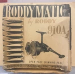 Vintage Roddy 910-A Fishing Spinning Reel Helical Ball Bearing Gear-nice Usedbox. Fixed Price $39.99.