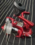 Shakespeare USK30 Freshwater Spinning Fishing Reel Durango Red. Fixed Price $9.99.