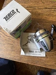 Nos Vtg Zebco Pro Staff 20/10 Closed Face Spin-cast Reel Original Box 1982. Fixed Price $55.00.