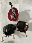 Vintage Fishing Reel Lot Of 3 - Roddymatic 601, Zebco 202, & Baitcaster. Fixed Price $16.99.