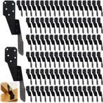 30 Pack Heavy Duty Hurricane Ties With Black Powder-coated, Straps Tru. Fixed Price $37.99.
