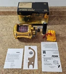 Penn International 50VSW 2-SPEED Trolling Big Game Fishing Reel W/ Box. Fixed Price $649.99.